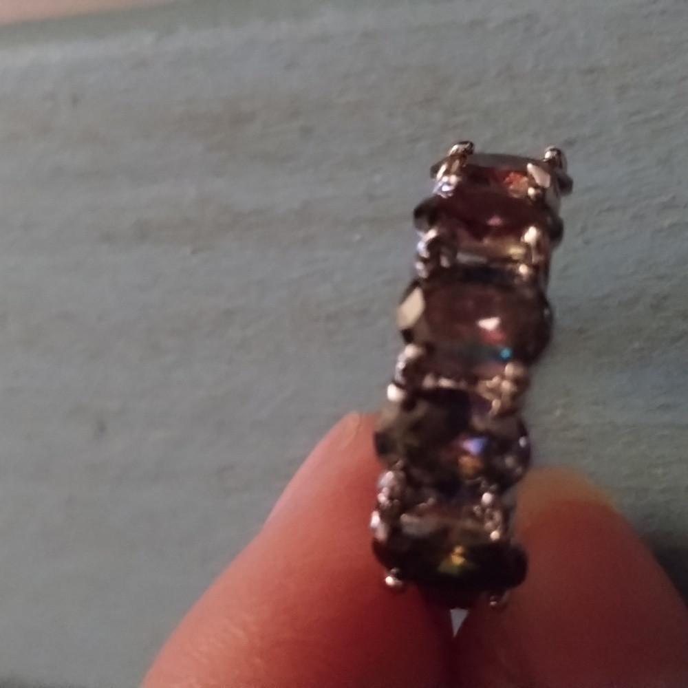 Womens ring it is a iridescent ring